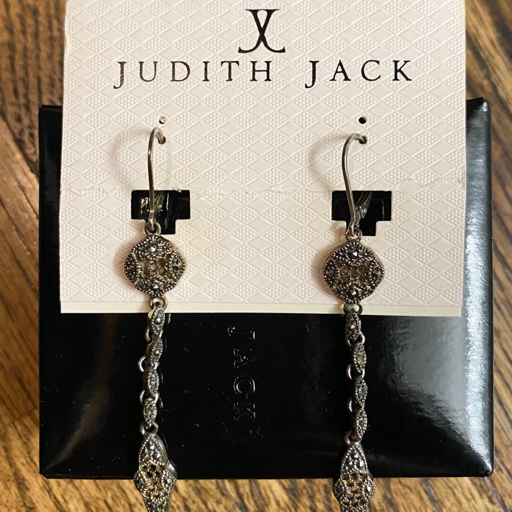 Nwt Judith Jack Earrings In Box 95$